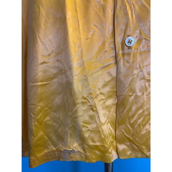 Vintage 40s/50s Men's SATIN Bowling Shirt "1" Embroidered on the Back M L - Picture 7 of 9